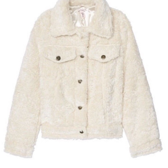 Victoria Secrets amazing shearling jacket - Picture 2 of 2